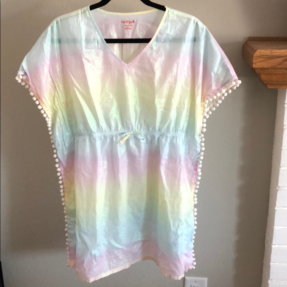 Girls Cat and Jack swim coverup